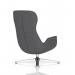 Etta Dark Grey Cashmere Lounge Chair BR000333