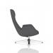 Etta Dark Grey Cashmere Lounge Chair BR000333