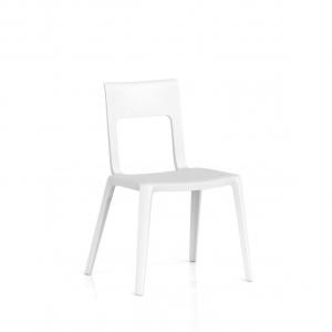 Nest Edge Stacking Cafe & Bistro Chair White BR000335