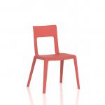 Nest Edge Stacking Cafe & Bistro Chair Red BR000338