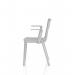 Nest Edge Stacking Cafe & Bistro Chair Grey with Arms BR000340