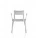 Nest Edge Stacking Cafe & Bistro Chair Grey with Arms BR000340