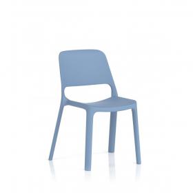 Nest Loop Stacking Cafe & Bistro Chair Blue BR000345