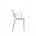 Nest Loop Stacking Cafe & Bistro Chair Grey with Arms BR000347