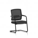 Flint Mesh Back Cantilever Chair Black BR000349