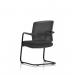 Flint Mesh Back Cantilever Chair Black BR000349