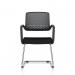 Cosmo Cantilever Chair Black Frame Black Seat BR000351