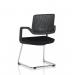 Cosmo Cantilever Chair Black Frame Black Seat BR000351
