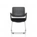 Cosmo Cantilever Chair Black Frame Black Seat BR000351