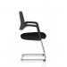 Cosmo Cantilever Chair Black Frame Black Seat BR000351
