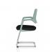 Cosmo Cantilever Chair Green Frame Black Seat BR000353
