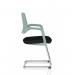 Cosmo Cantilever Chair Green Frame Black Seat BR000353