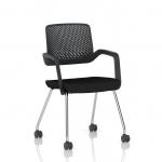 Cosmo Training Chair Black Frame Black Seat BR000355