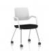 Cosmo Training Chair White Frame Black Seat BR000356