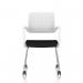 Cosmo Training Chair White Frame Black Seat BR000356