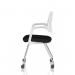Cosmo Training Chair White Frame Black Seat BR000356