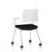 Cosmo Training Chair White Frame Black Seat BR000356