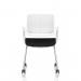 Cosmo Training Chair White Frame Black Seat BR000356