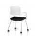 Cosmo Training Chair White Frame Black Seat BR000356