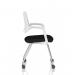 Cosmo Training Chair White Frame Black Seat BR000356