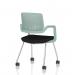 Cosmo Training Chair Green Frame Black Seat BR000357