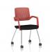Cosmo Training Chair Red Frame Black Seat BR000358