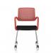 Cosmo Training Chair Red Frame Black Seat BR000358