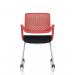 Cosmo Training Chair Red Frame Black Seat BR000358