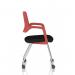 Cosmo Training Chair Red Frame Black Seat BR000358