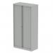 Qube by Bisley 2000mm Side Tambour Cupboard Goose Grey No Shelves BS0014