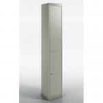 Qube by Bisley Locker 2 Door 1800mm High 457 Deep Goose Grey BS0031