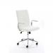 Impulse 1600 x 800 White Cant Office Desk Beech + 2 Dr Mobile Ped & Ezra White BUND1373