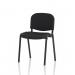 ISO Stacking Chair Black Fabric Black Frame (Bundle of 30) BUND1457