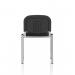 ISO Stacking Chair Black Fabric Chrome Frame (Bundle of 30) BUND1461