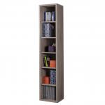 Denno Tall Narrow Bookcase Truffle Oak CF000003