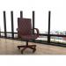 Chesterfield Executive Chair With Arms Burgundy Leather EX000004