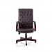 Chesterfield Executive Chair With Arms Burgundy Leather EX000004