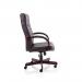 Chesterfield Executive Chair With Arms Burgundy Leather EX000004