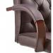 Chesterfield Executive Chair With Arms Burgundy Leather EX000004