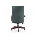 Chesterfield Executive Chair With Arms Green Leather EX000006