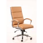Classic Executive Chair High Back Tan With Arms EX000008