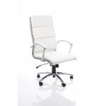 Classic Executive Chair High Back White With Arms EX000009