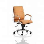 Classic Executive Chair Medium Back Tan With Arms EX000011