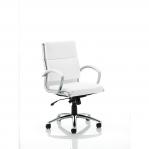 Classic Executive Chair Medium Back White With Arms EX000012