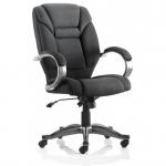 Galloway Executive Chair Black Fabric With Arms EX000030