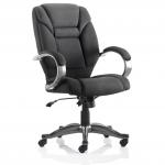 Galloway Executive Chair Black Fabric With Arms EX000030