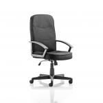 Harley Executive Chair Black Fabric With Arms EX000034
