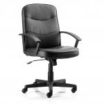 Harley Executive Chair Black Leather With Arms EX000038