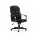 Moore Executive Chair Black Fabric With Arms EX000043