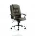 Moore Deluxe Executive Chair Brown Leather With Arms EX000046